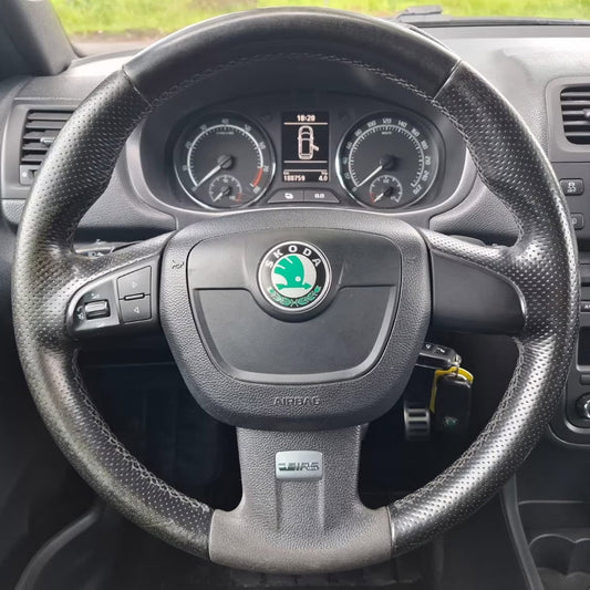 Steering Wheel Cover for Skoda Fabia RS II 2010-2014
