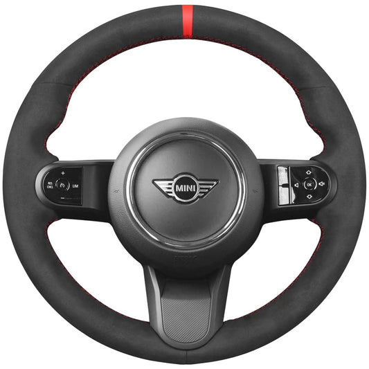 Steering Wheel Cover for Mini Clubman F54 Convertible Cabrio F57 Countryman F60 Hatchback Electric Hatch Hardtop F55 F56  2021-2024