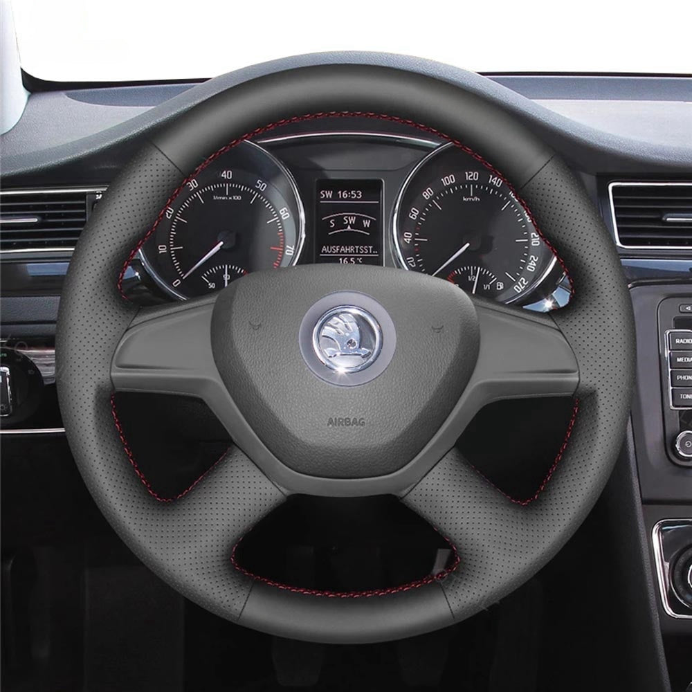 Steering Wheel Cover for Skoda Octavia Fabia 2013-2014