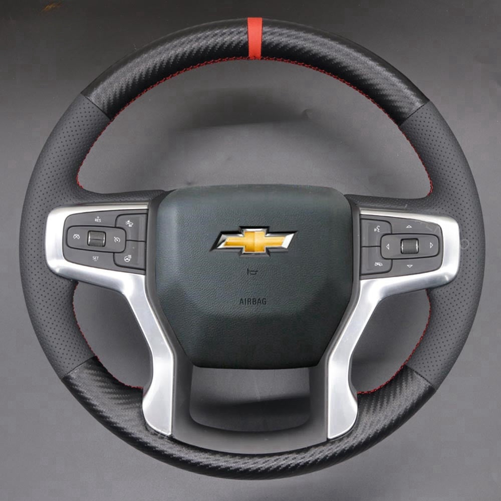 Steering Wheel Cover for Chevrolet Blazer Silverado Suburban Tahoe 2019-2024