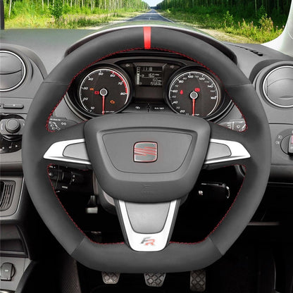 Steering Wheel Cover for Seat Ibiza 6J FR CUPRA Mii FR 2012-2020