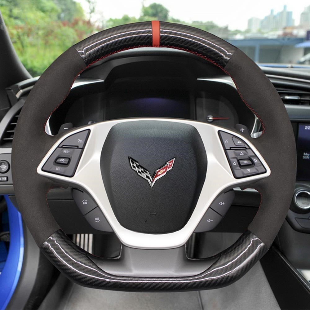 Steering Wheel Cover for Chevrolet Corvette C7 2015-2020