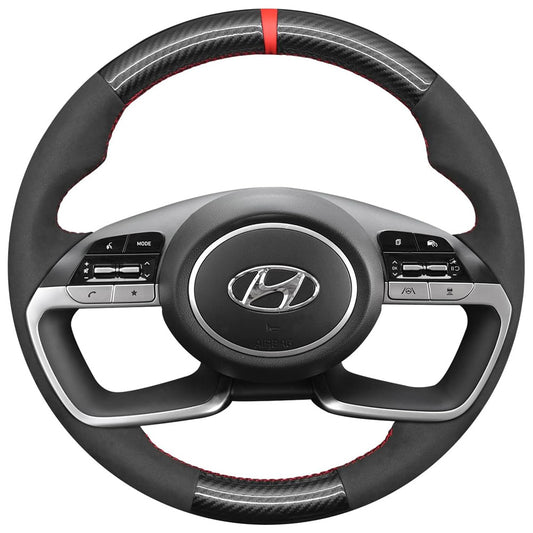 Steering Wheel Cover for Hyundai Tucson Elantra i30 Sedan 2020-2024