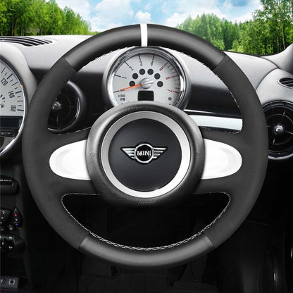 Steering Wheel Cover for Mini R56 R57 Coupe Cooper Clubman Clubvan Convertible Countryman Paceman Roadster Hardtop 2006-2017