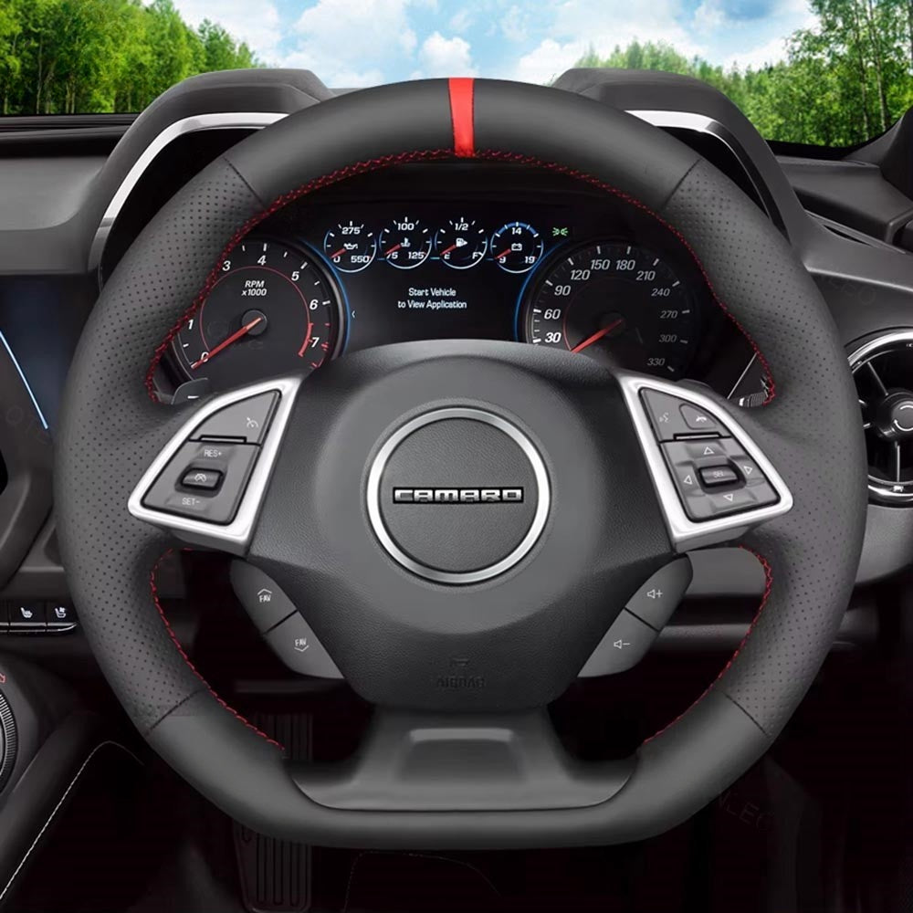 Steering Wheel Cover for Chevrolet Camaro 2016-2024