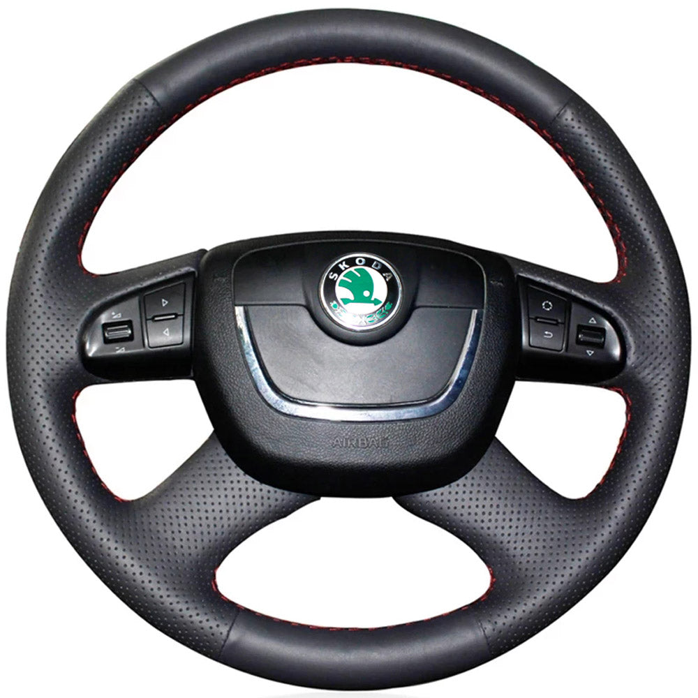 Steering Wheel Cover for Skoda Octavia Roomster Fabia Superb Yeti 2008-2013