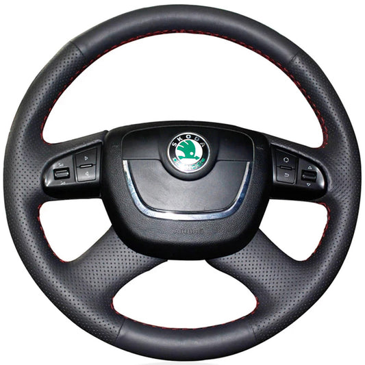 Steering Wheel Cover for Skoda Octavia Roomster Fabia Superb Yeti 2008-2013