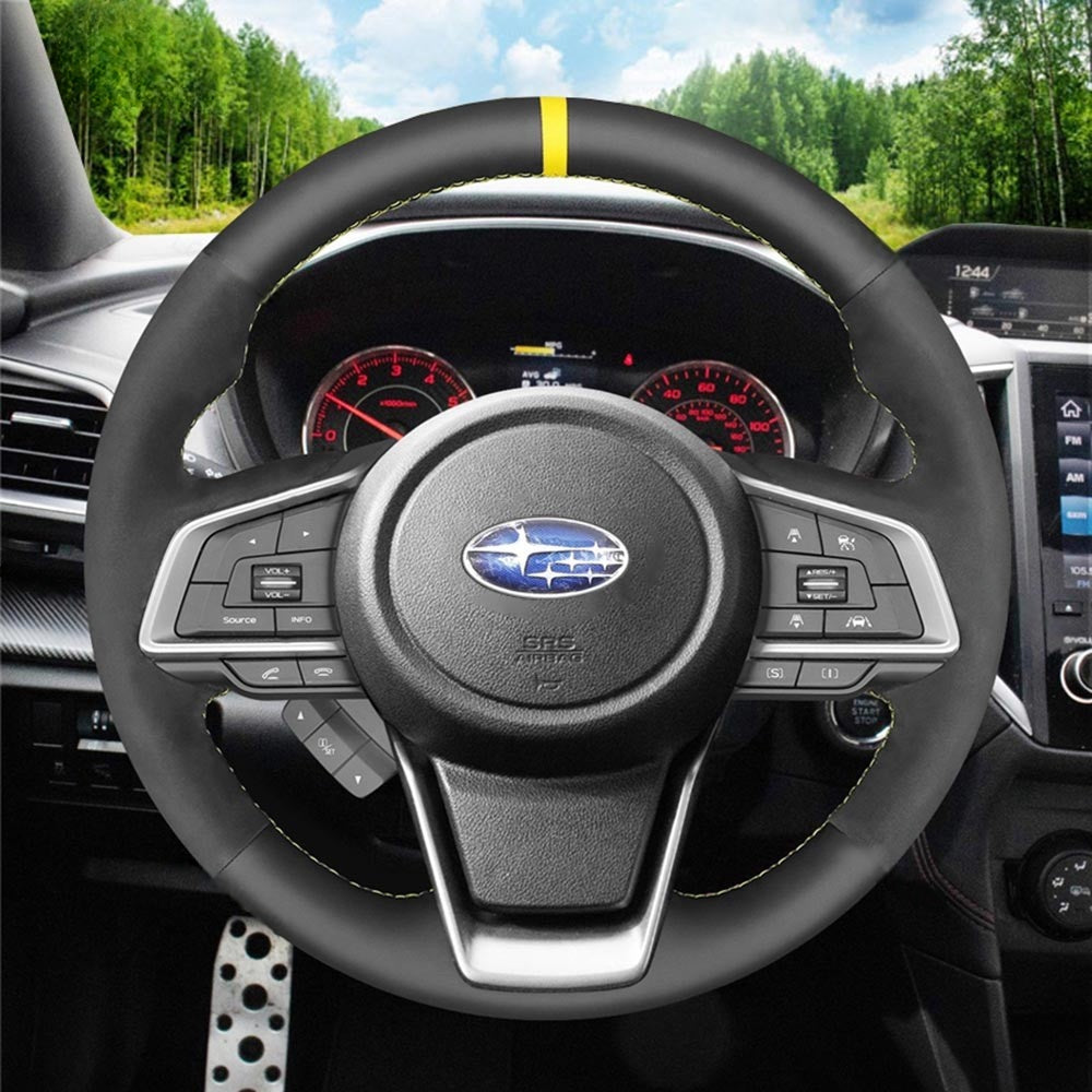 Steering Wheel Cover for Subaru Forester Ascent Crosstrek Impreza Legacy Outback 2018-2020