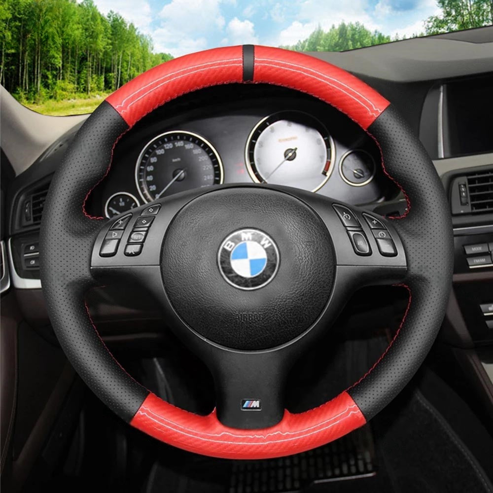 Steering Wheel Cover for BMW M Sport 330i 330Ci 530i 540i 525i M3 M5 E39 E46