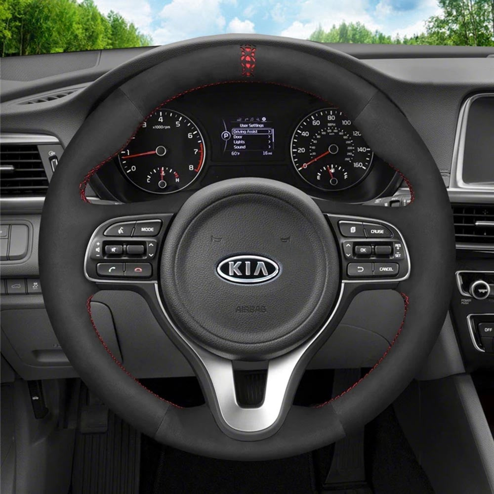 Steering Wheel Cover for Kia Sportage 4 Niro Optima 2015-2022