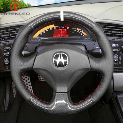 LQTENLEO Hand-stitched Car Steering Wheel Cover for Honda S2000 2000-2009 / Civic (SI) 2002-2005 / Insight 2000-2006 / for Acura RSX 2002-2006 - LQTENLEO Official Store