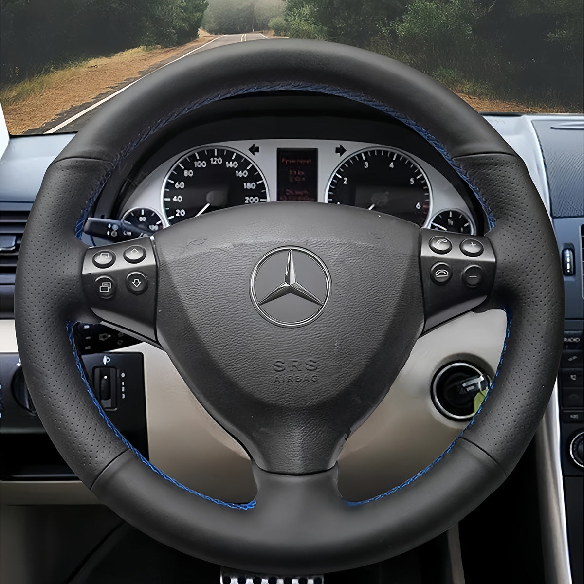 Steering Wheel Cover for Mercedes-Benz A-Class A160 A180 2004-2012