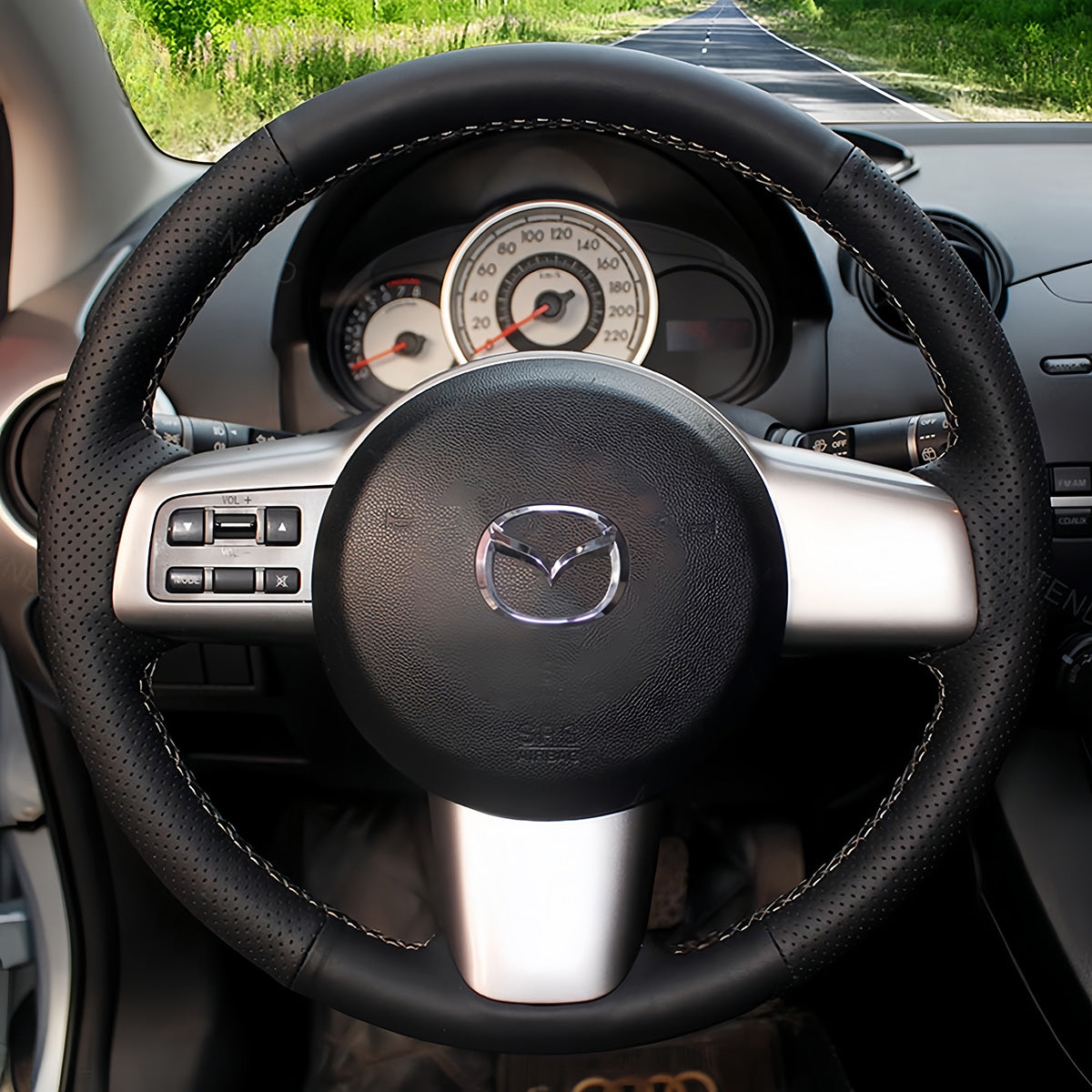 Steering Wheel Cover for Mazda 2 2008-2014