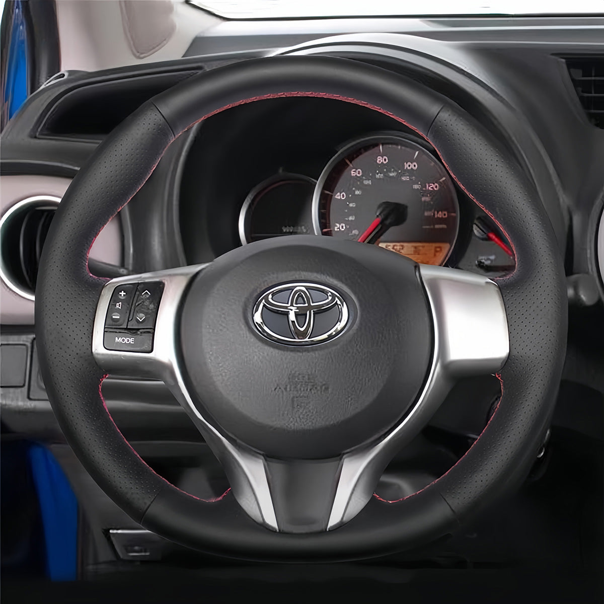 Steering Wheel Cover for Toyota Yaris Verso S Vitz Ractis 2010-2020