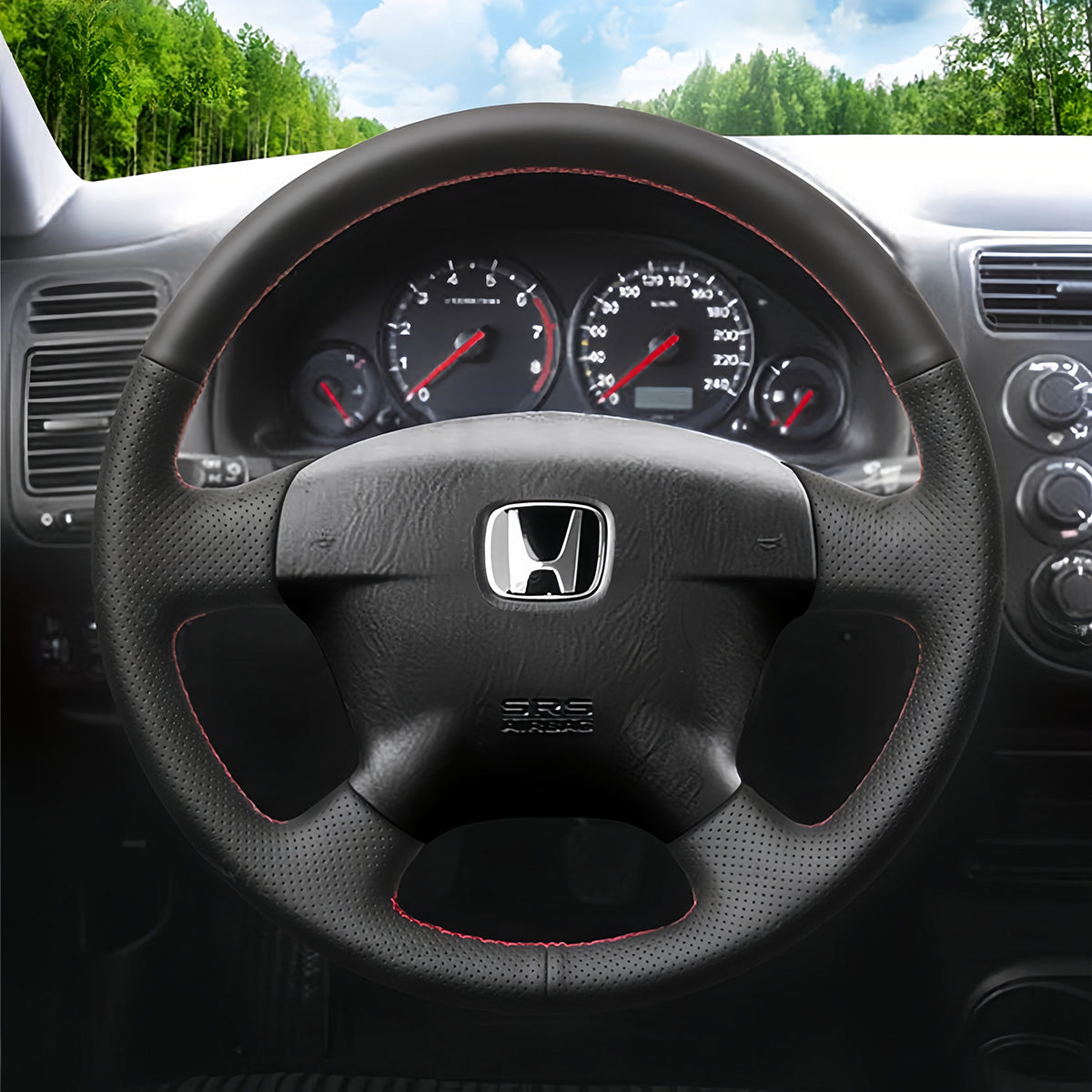 Steering Wheel Cover for Honda Civic Odyssey Stream 2000-2004