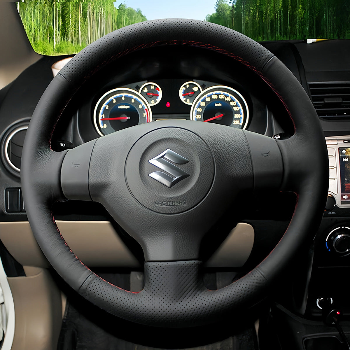 Steering Wheel Cover for Suzuki SX4 Alto Swift Splash 2005-2015