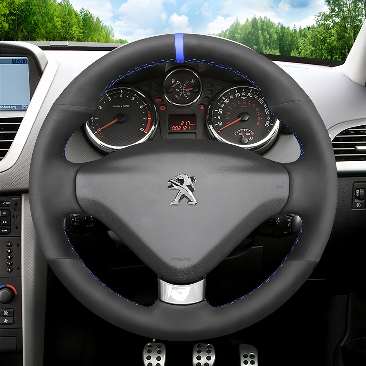 Steering Wheel Cover for Peugeot 207 CC SW 2007-2015