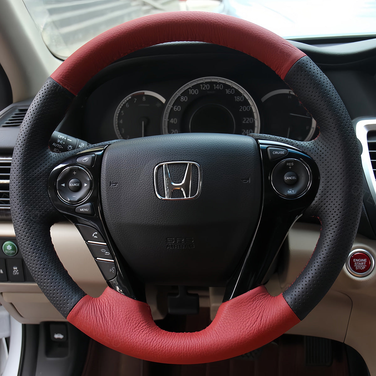 Lenkradbezug für Honda Accord 9 Pilot Ridgeline Crosstour Odyssey 2013-2020