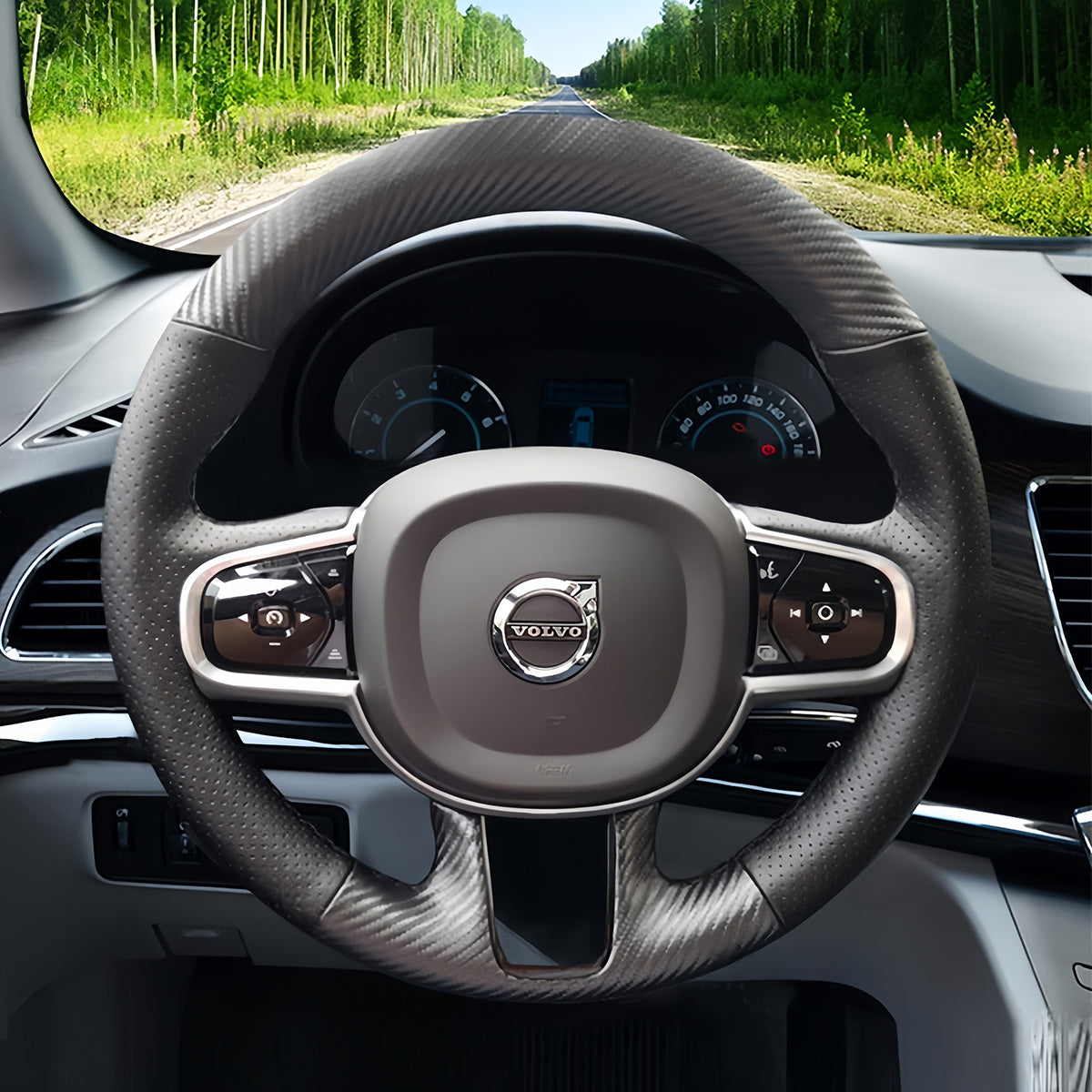 Steering Wheel Cover for Volvo XC60 2016-2021