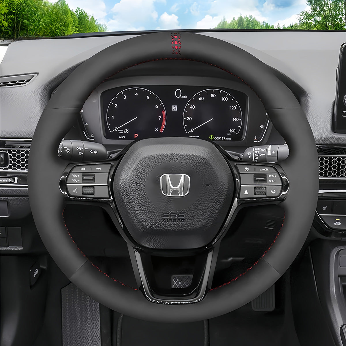Steering Wheel Cover for Honda Civic 11 XI HRV Accord 2021-2024