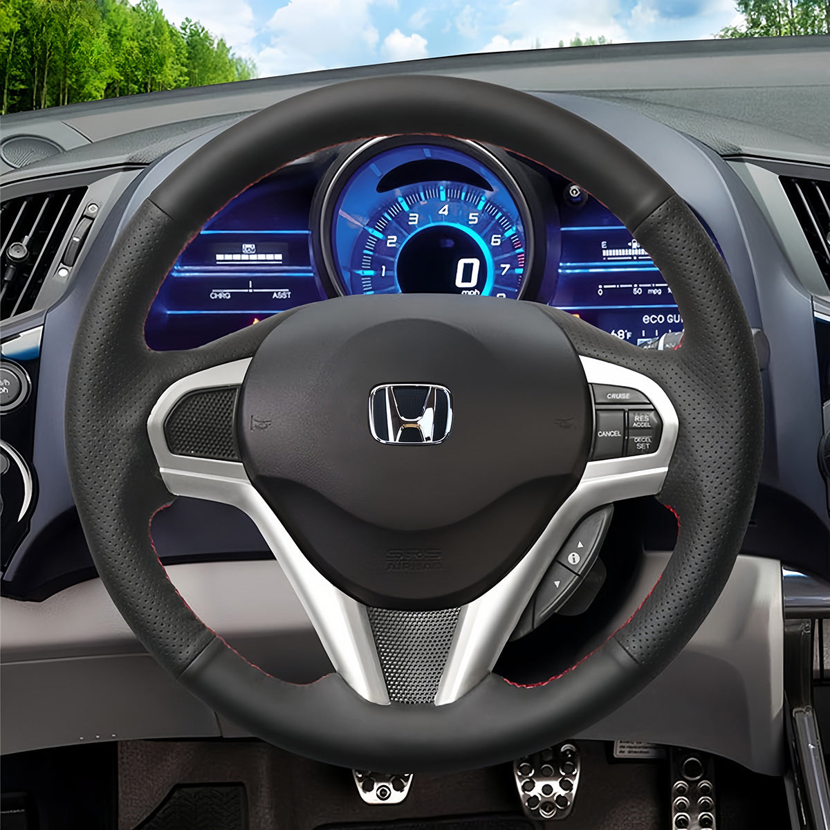 Steering Wheel Cover for Honda CR-Z CRZ 2010-2016