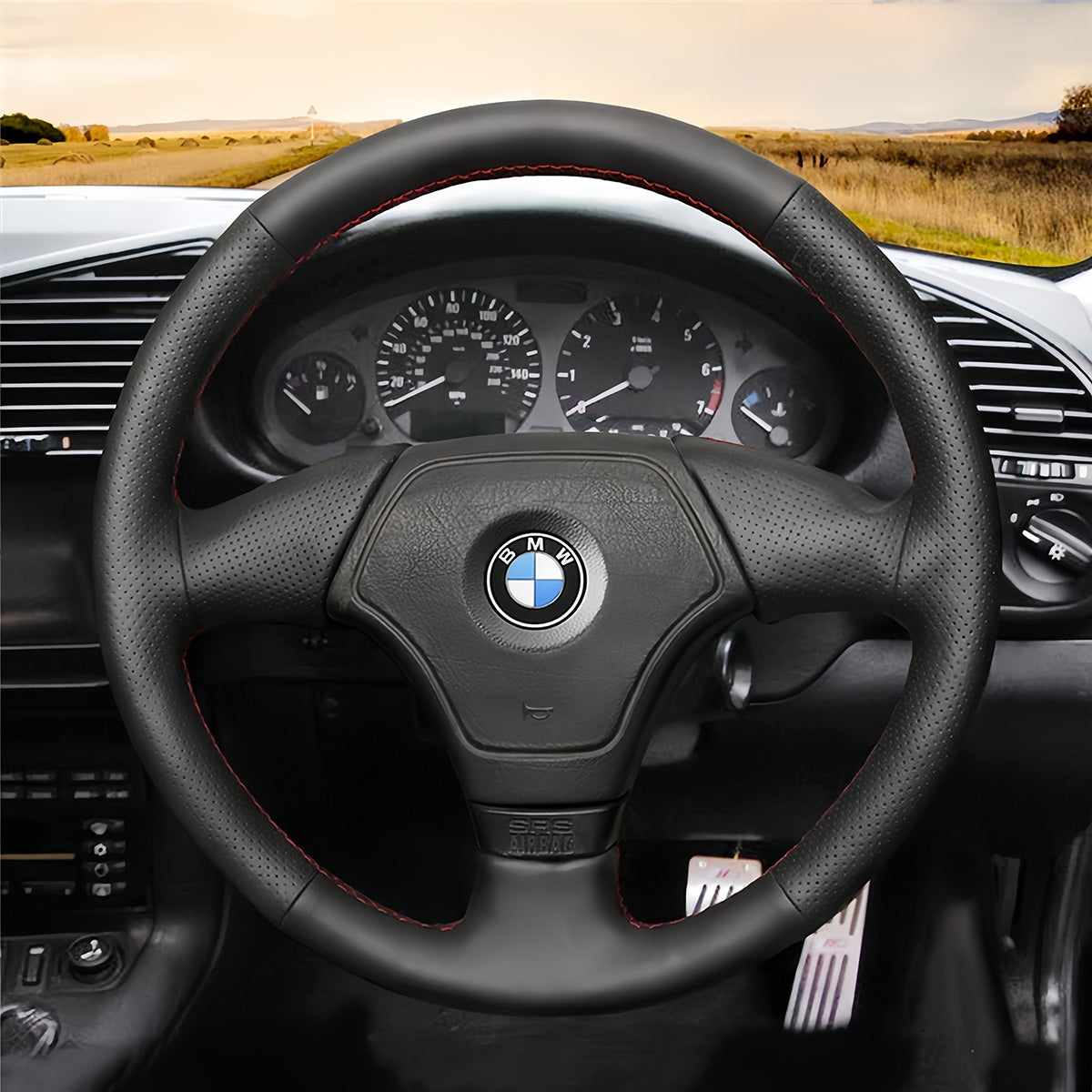 Steering Wheel Cover for BMW 3 Series E36 E39 E46 8 Series E31