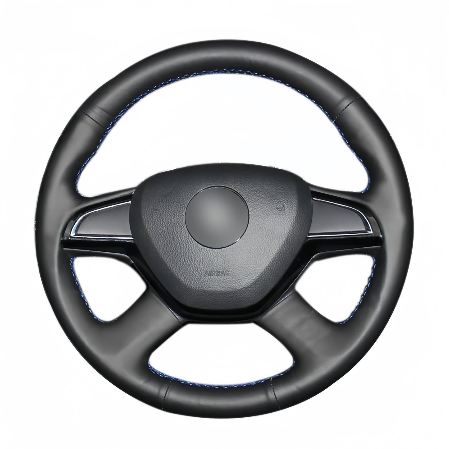 Steering Wheel Cover for Skoda Citigo Fabia Superb Rapid Roomster Octavia 2012-2015