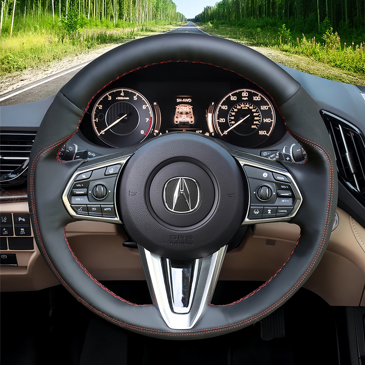 Steering Wheel Cover for Acura RDX 2019-2021