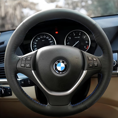 Steering Wheel Cover for BMW X5 E70 2006-2013 X6 E71 2008-2014 E72 2009-2010