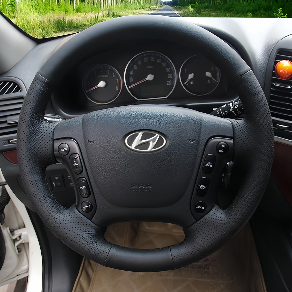 Steering Wheel Cover for Hyundai Santa Fe H-1 i800 iLoad iMax 2006-2020