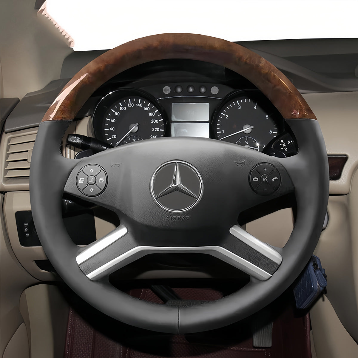 Steering Wheel Cover for Mercedes-Benz GL-Class X164 M-Class W164 R-Class 2009-2012