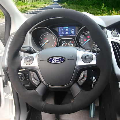 Steering Wheel Cover for Ford Focus III Escape Grand C-Max Kuga 2010-2018