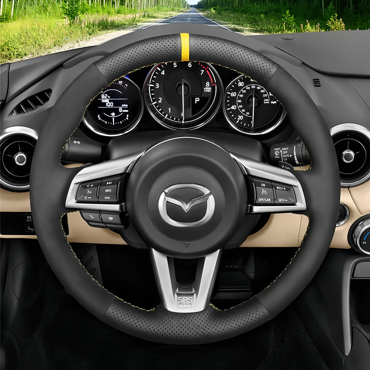 Steering Wheel Cover for Mazda MX-5 2016-2023