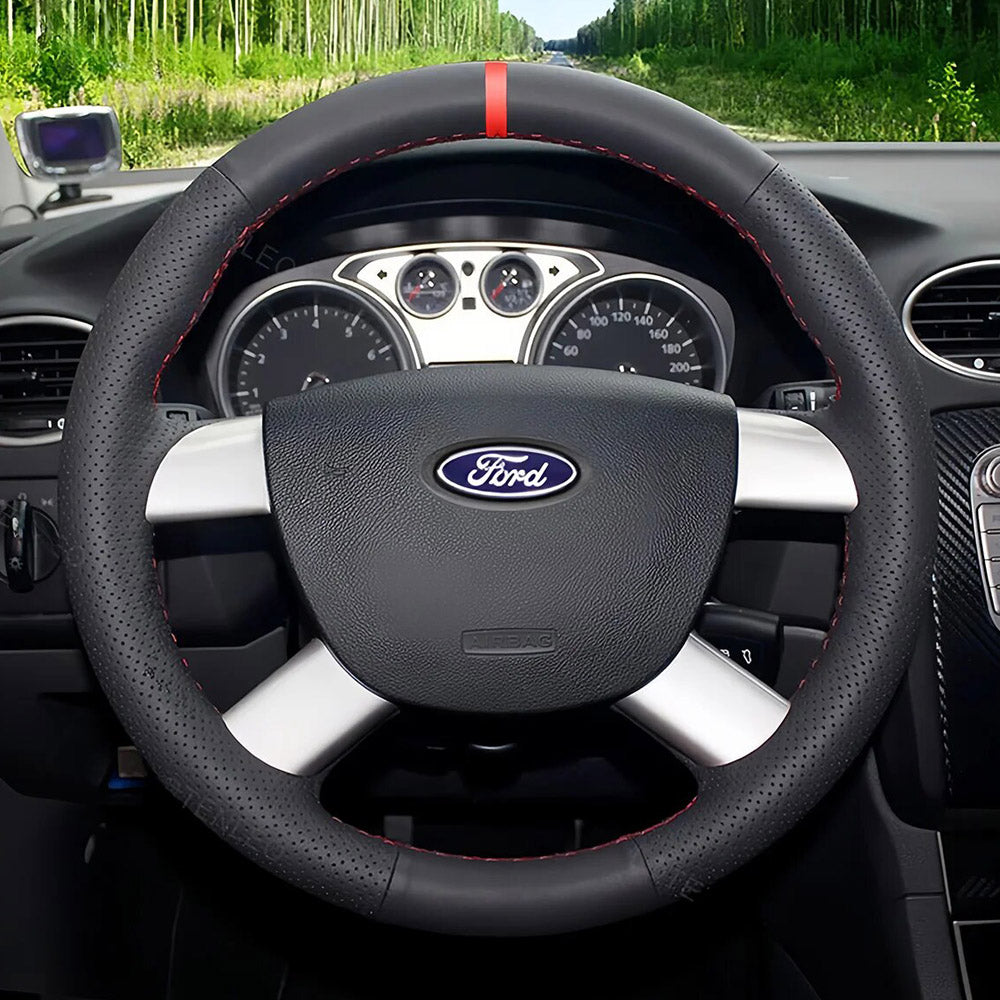 Lenkradbezug für Ford Focus CC C-Max Kuga Tourneo Transit Connect 2004-2013