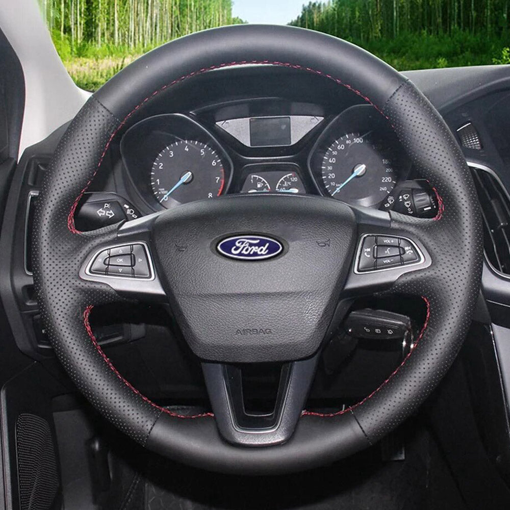 Lenkradbezug für Ford Focus Kuga Escape Grand C-Max Ecosport 2015-2022