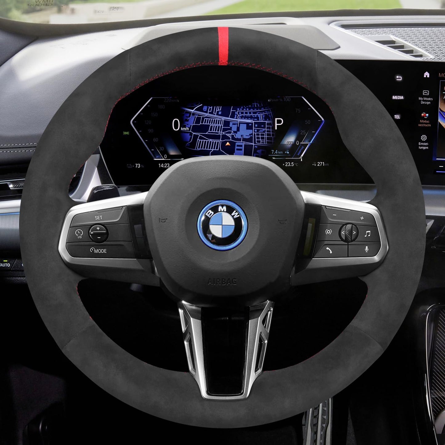 Steering Wheel Cover for BMW 2 Series X1 iX1 U11 X2 iX2 U10 2022-2024