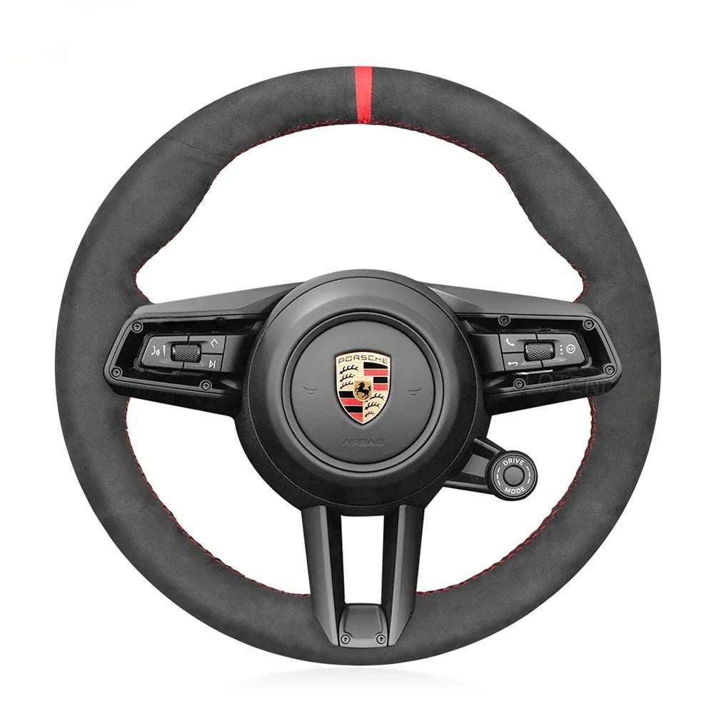 Steering Wheel Cover for Porsche 911 992 Macan Panamera Taycan 2020-2023