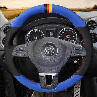 Steering Wheel Cover for Volkswagen VW Golf Tiguan Limited Passat Golf Jetta CC 2009-2018