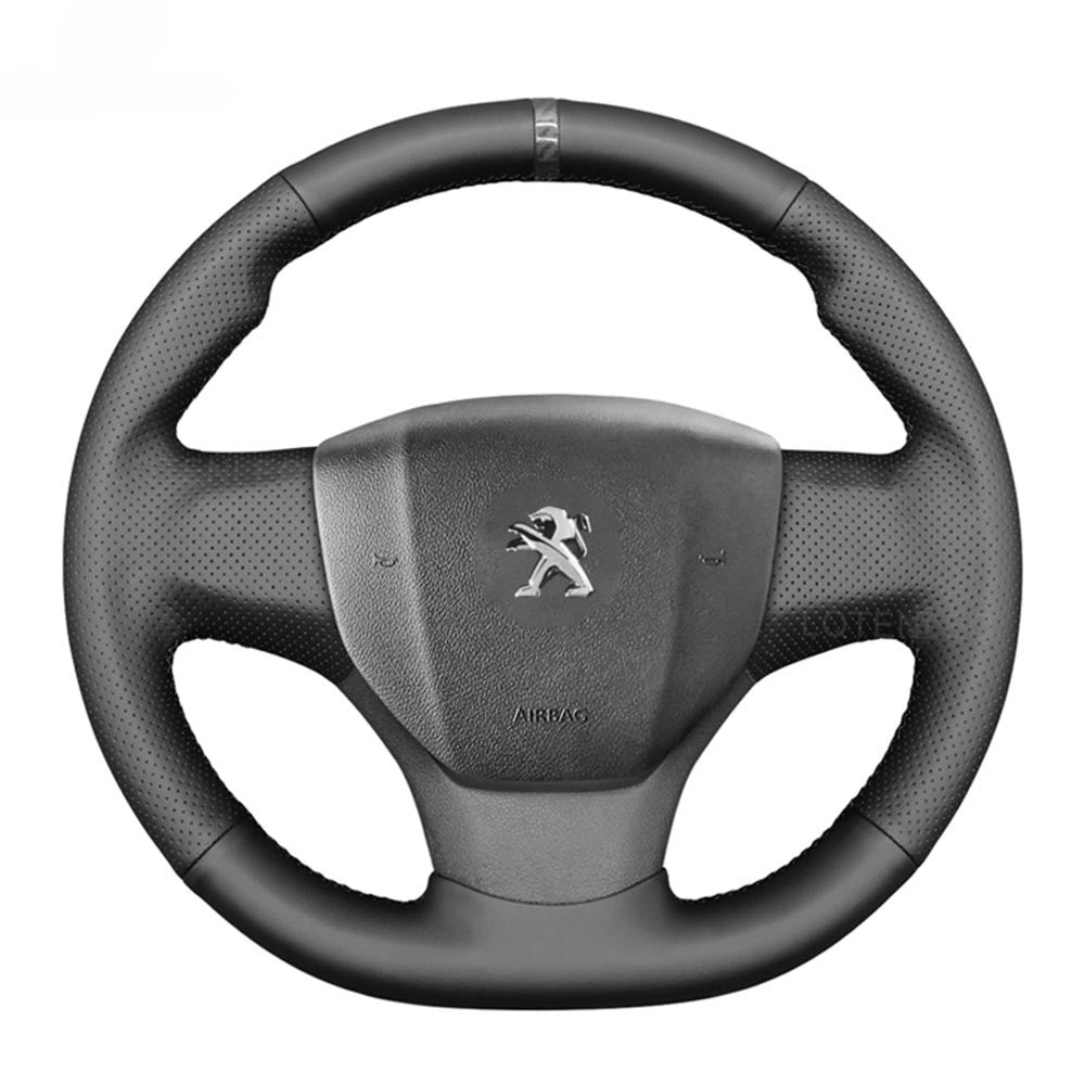 Steering Wheel Cover for Peugeot Expert Traveller 408 / Citroen Jumpy Spacetourer C3 C4 / Fiat Scudo 2014-2022