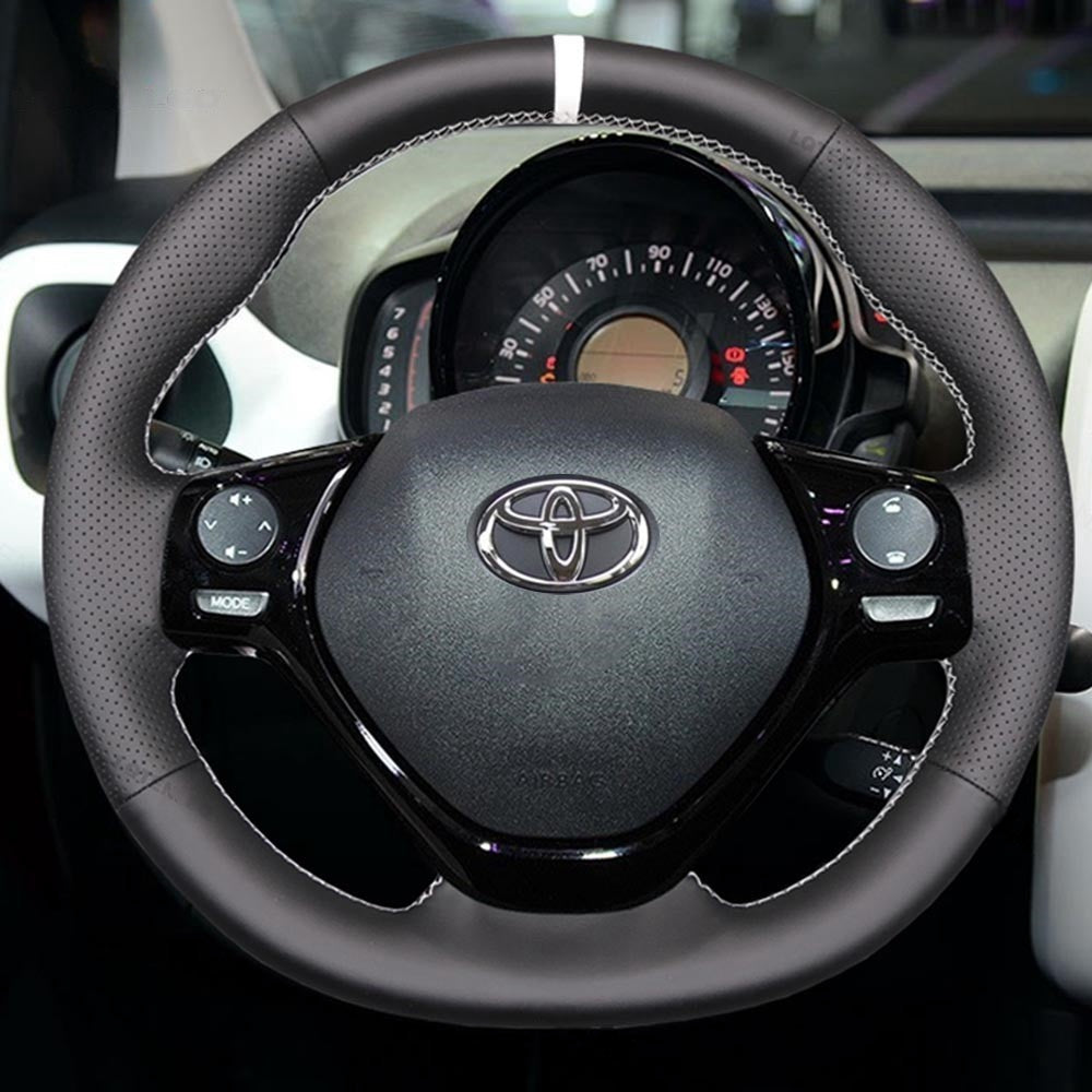 Steering Wheel Cover for Toyota Aygo 2 / Peugeot 108 / Citroen C1 2014-2021