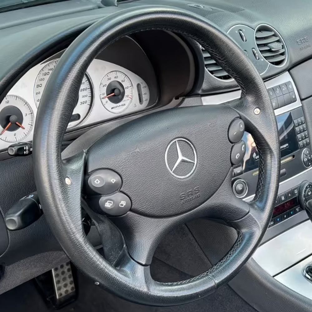 Steering Wheel Cover for Mercedes-Benz CLS55 CLS500 CLK55 CLK350 AMG C219 2002-2009