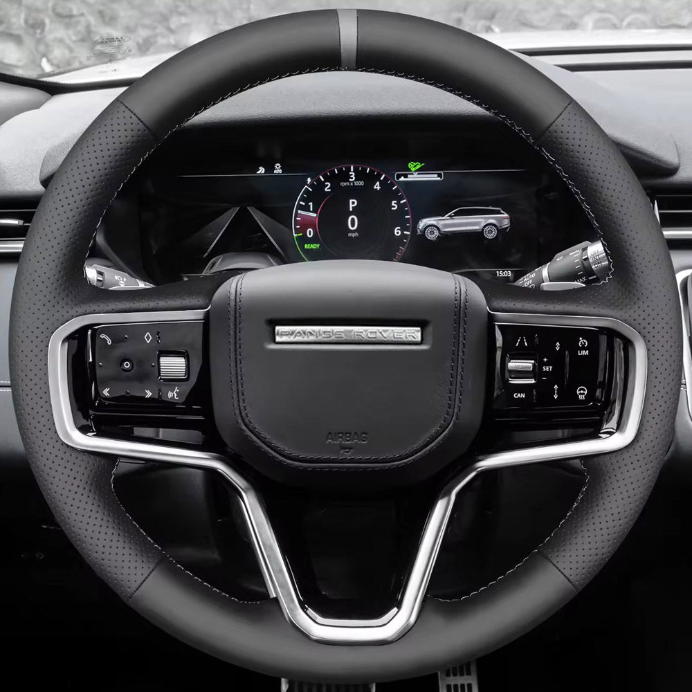 Steering Wheel Cover for Land Rover Range Rover Sport, Discovery Sport, Evoque & Velar 2021-2024
