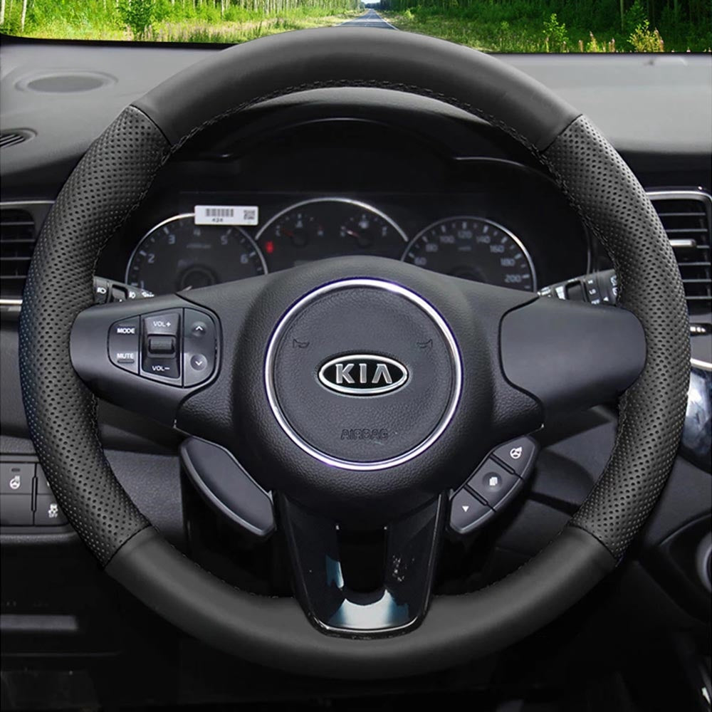 Steering Wheel Cover for Kia Carens 3 Rondo 3 2013-2019