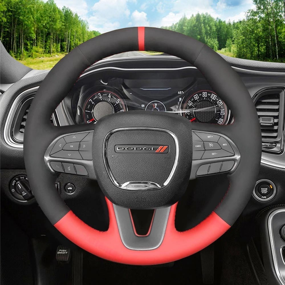 Steering Wheel Cover for Dodge Challenger Charger Durango 2015-2021