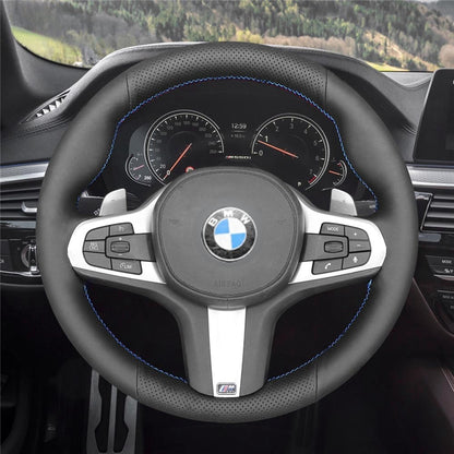 Steering Wheel Cover for BMW F44 G01 G02 G05 G06 G07 G11 G12 G14 G15 G16 G20 G22 G23 G26 G29 G30 G32 M Sport