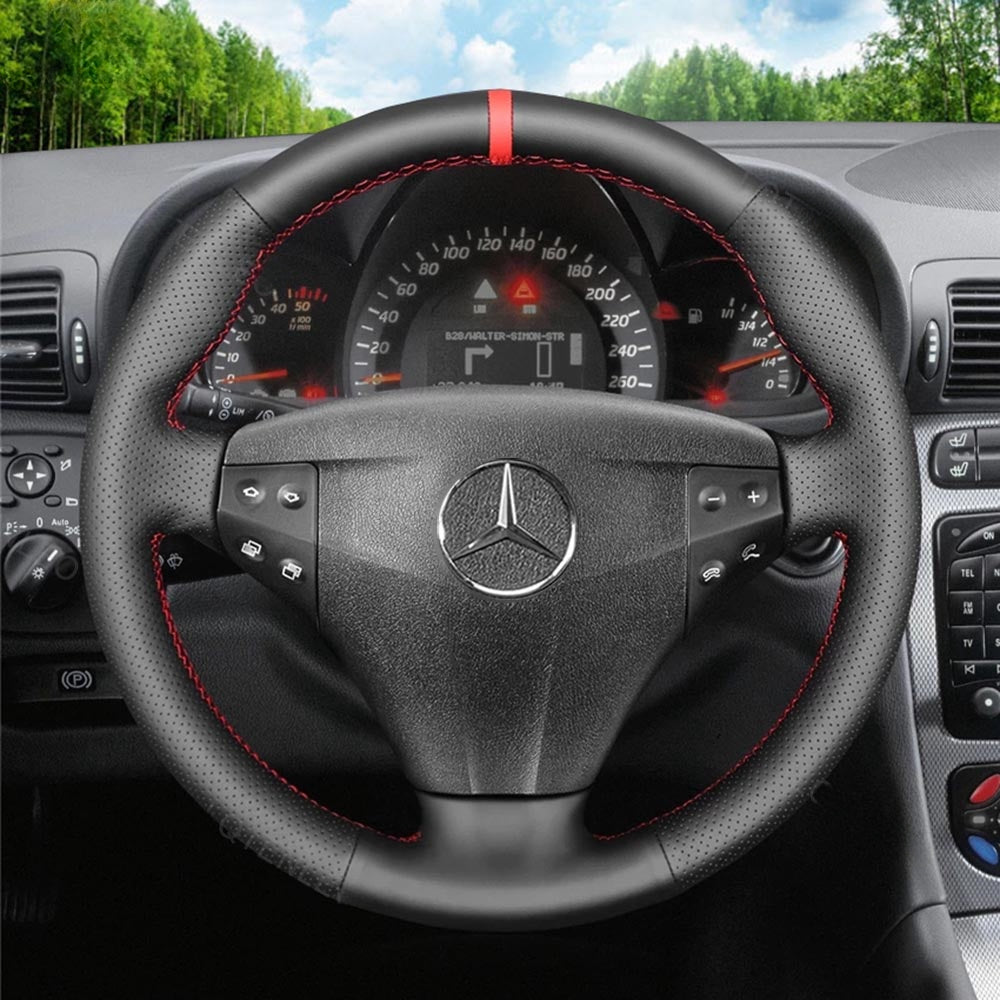 Steering Wheel Cover for Mercedes-Benz C-Class W203 Kompressor 2001-2004