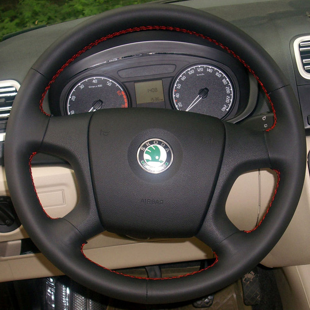 Steering Wheel Cover for Skoda Fabia Octavia Roomster Superb 2004-2009