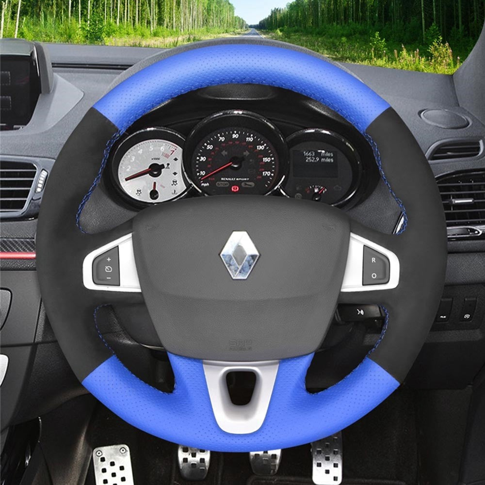 Steering Wheel Cover for Renault Megane Scenic 3 Grand Scenic Kangoo 2 Fluence ZE 2008-2020