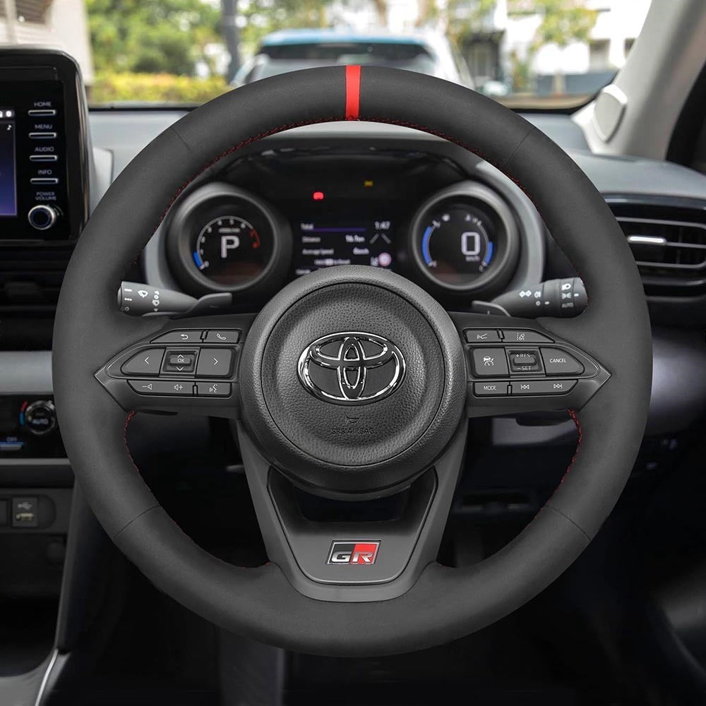 Steering Wheel Cover for Toyota Yaris IV Yaris Cross Aygo X GR 2020-2024