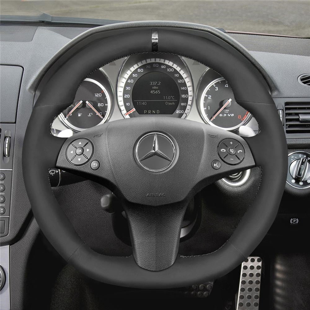 Steering Wheel Cover for Mercedes-Benz AMG C63 W204 C219 W212 R230 C197 R197